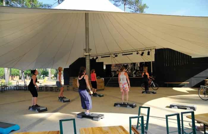 Chalet Camping Les Vignes Lit-et-Mixe Εξωτερικό φωτογραφία