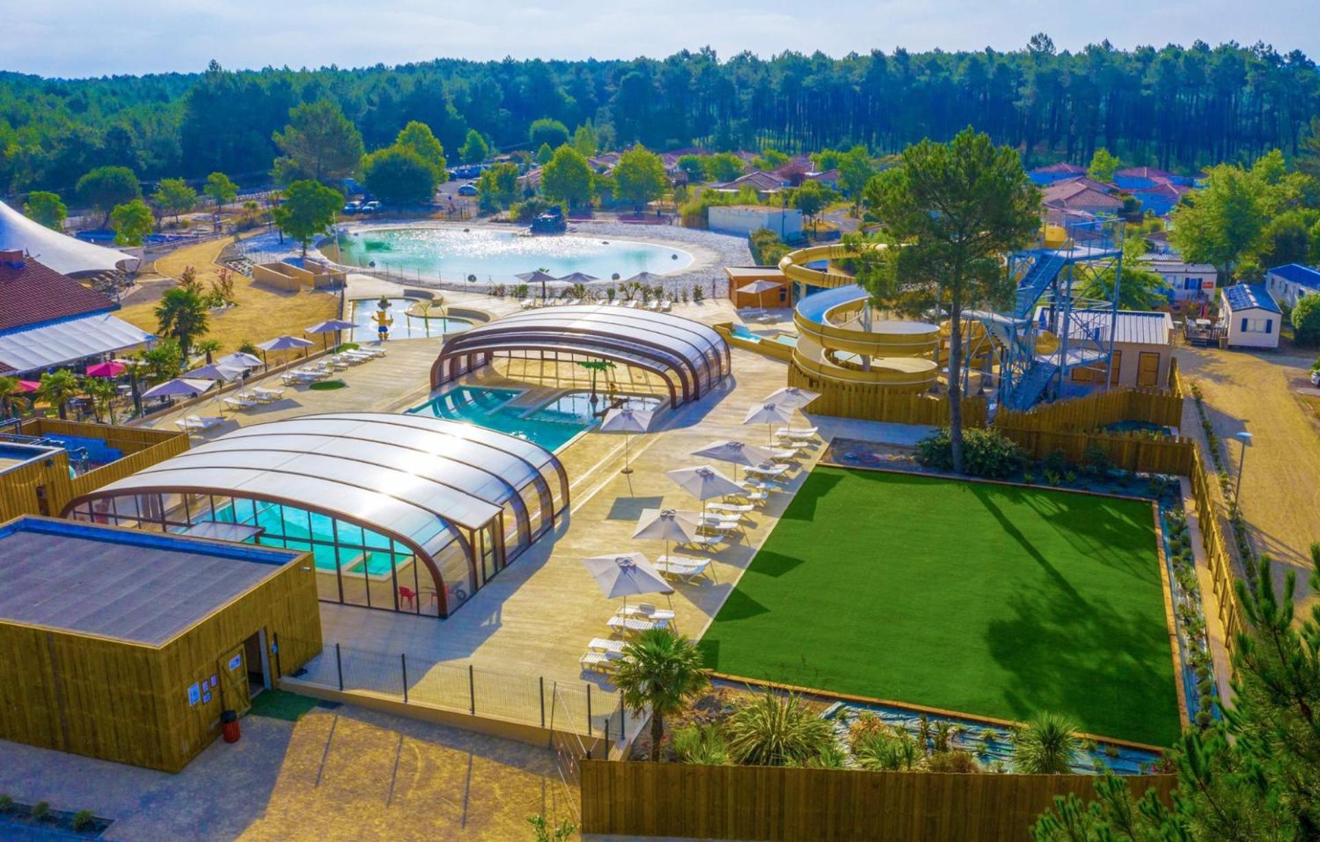 Chalet Camping Les Vignes Lit-et-Mixe Εξωτερικό φωτογραφία